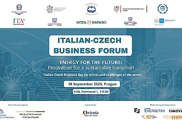 Italsko-české Business Forum „Energy for the Future: Innovation for a Sustainable Transition“